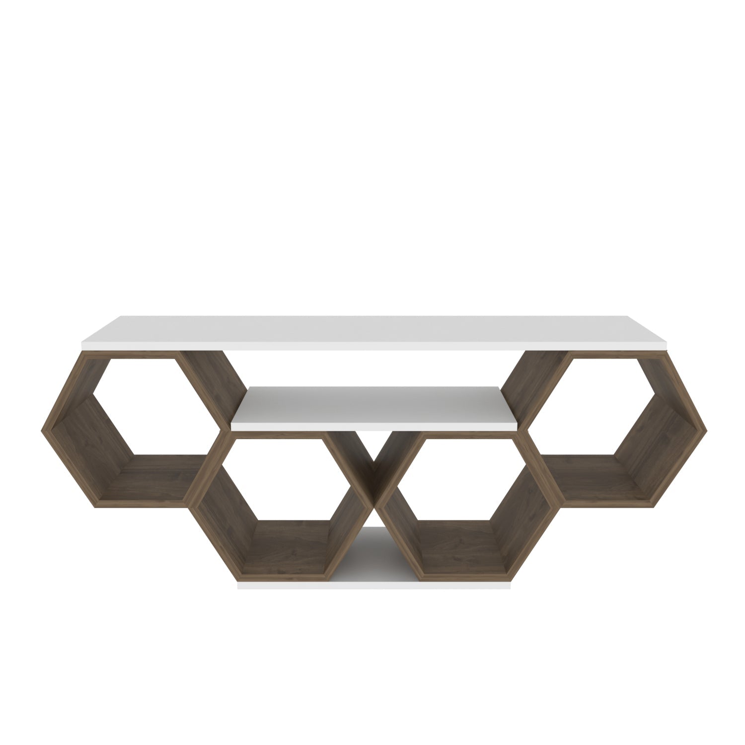 TV Stand Bal - White, Walnut-BAL47TS01 White
Walnut 135 X 35 X 16 by DECOROTIKA | Souqify