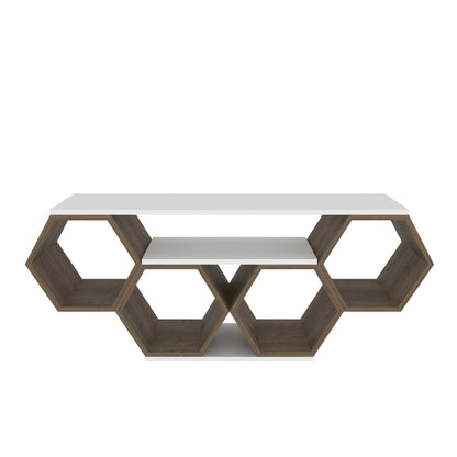 TV Stand Bal - White, Walnut-BAL47TS01 White
Walnut 135 X 35 X 16 by DECOROTIKA | Souqify