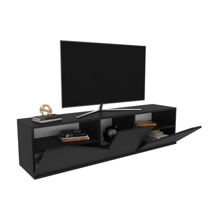 TV Stand Carson - Anthracite-OTVS3319 Anthracite 175 X 44 X 16 by DECOROTIKA | Souqify