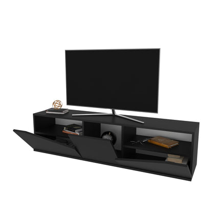 TV Stand Carson - Anthracite-OTVS3319 Anthracite 175 X 44 X 16 by DECOROTIKA | Souqify