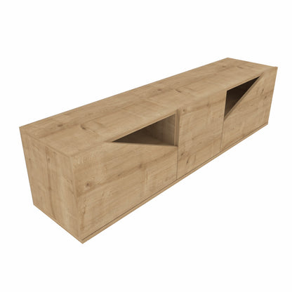 TV Stand Carson - Oak-OTVS3315 Oak 175 X 44 X 16 by DECOROTIKA | Souqify