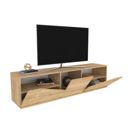 TV Stand Carson - Oak-OTVS3315 Oak 175 X 44 X 16 by DECOROTIKA | Souqify
