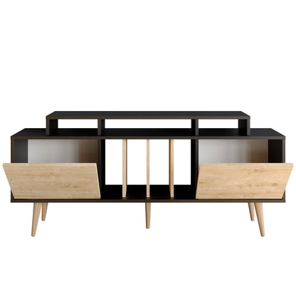 TV Stand Char - Black, Sapphire-CHA63TS03 Black
Sapphire 172 X 41 X 14 by DECOROTIKA | Souqify