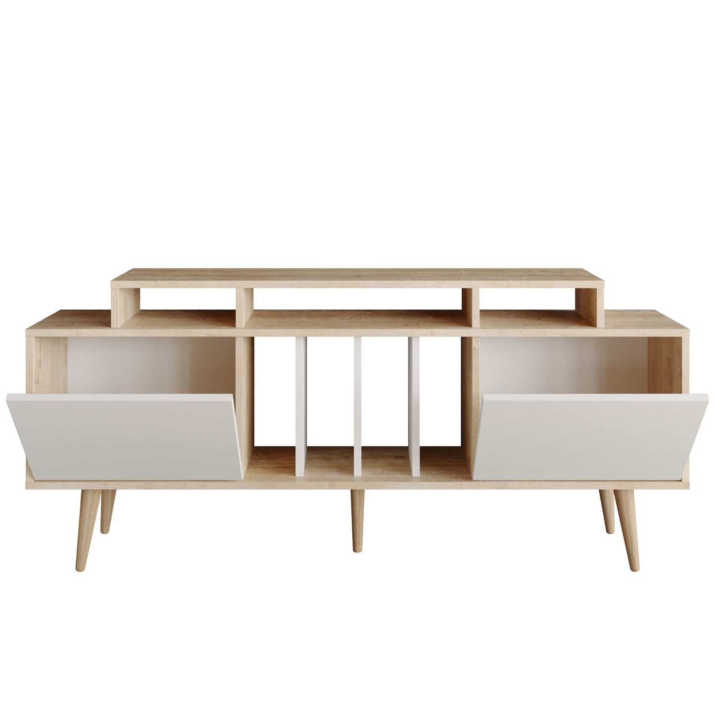 TV Stand Char - Sapphire, White-CHA63TS02 White
Sapphire 172 X 41 X 14 by DECOROTIKA | Souqify