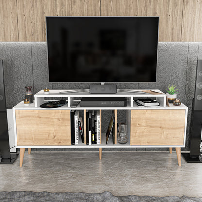 TV Stand Char - White, Sapphire-CHA63TS04 White
Sapphire 172 X 41 X 14 by DECOROTIKA | Souqify