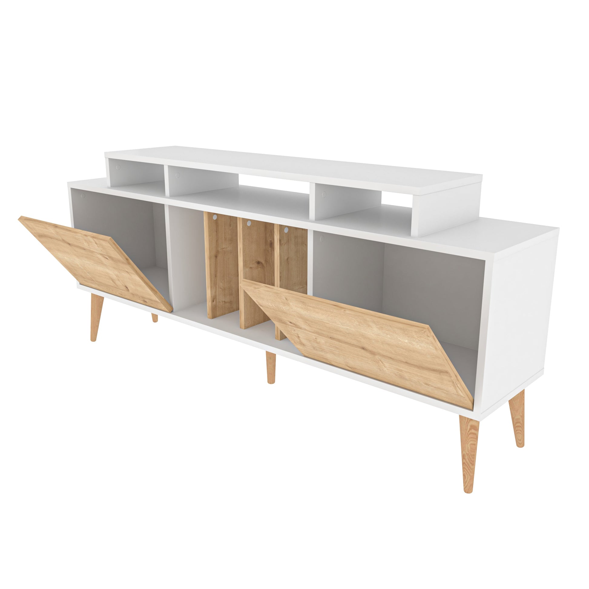 TV Stand Char - White, Sapphire-CHA63TS04 White
Sapphire 172 X 41 X 14 by DECOROTIKA | Souqify