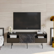 TV Stand Derin - Black-DRN71SB02 Black
Marble 107 X 41 X 27 by DECOROTIKA | Souqify