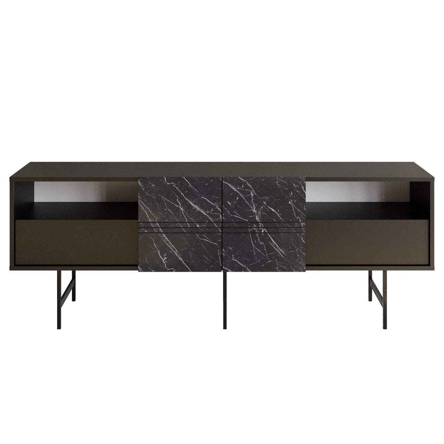 TV Stand Derin - Black-DRN71SB02 Black
Marble 107 X 41 X 27 by DECOROTIKA | Souqify