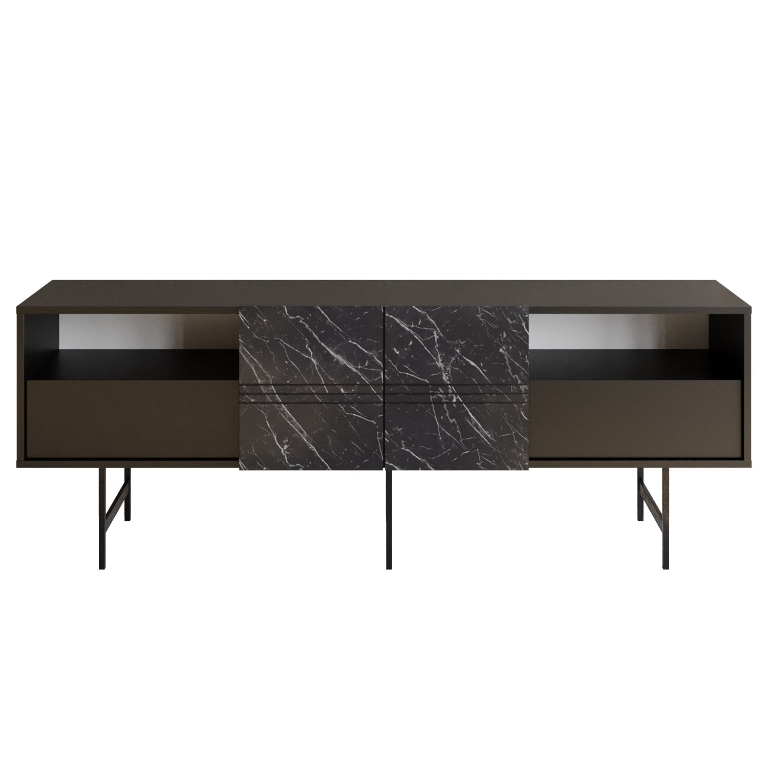 TV Stand Derin - Black-DRN71SB02 Black
Marble 107 X 41 X 27 by DECOROTIKA | Souqify