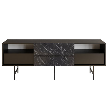 TV Stand Derin - Black-DRN71SB02 Black
Marble 107 X 41 X 27 by DECOROTIKA | Souqify