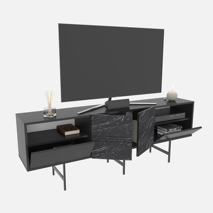 TV Stand Derin - Black-DRN71SB02 Black
Marble 107 X 41 X 27 by DECOROTIKA | Souqify