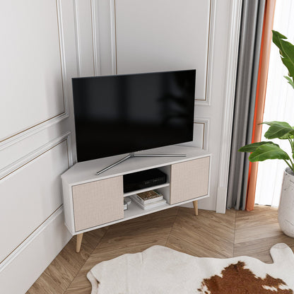 Tv Stand Lesson Silva&Cottonbeige-LSS47TS05 Silva&Cottonbeige 134 X 51 X 15 by DECOROTIKA | Souqify