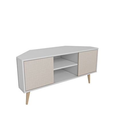 Tv Stand Lesson Silva&Cottonbeige-LSS47TS05 Silva&Cottonbeige 134 X 51 X 15 by DECOROTIKA | Souqify