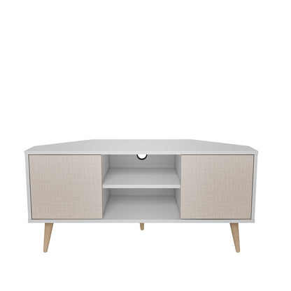 Tv Stand Lesson Silva&Cottonbeige-LSS47TS05 Silva&Cottonbeige 134 X 51 X 15 by DECOROTIKA | Souqify