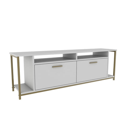 TV Stand Omar - White, Gold-OMR63TS03 White
Gold 174 X 43 X 15 by DECOROTIKA | Souqify