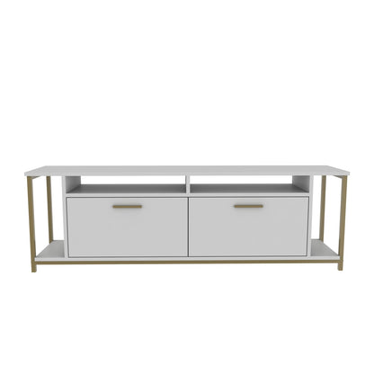 TV Stand Omar - White, Gold-OMR63TS03 White
Gold 174 X 43 X 15 by DECOROTIKA | Souqify