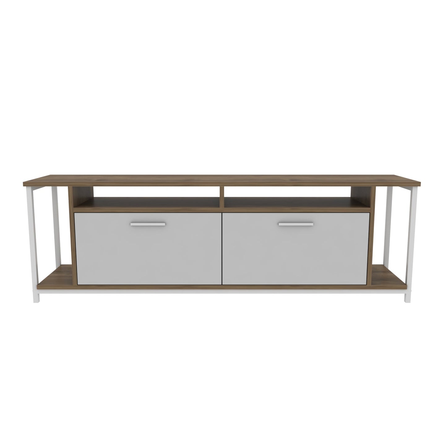 TV Stand Omar - White, Walnut-OMR63TS02 White
Walnut 174 X 43 X 15 by DECOROTIKA | Souqify