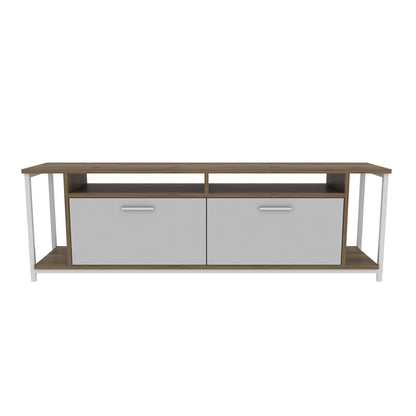 TV Stand Omar - White, Walnut-OMR63TS02 White
Walnut 174 X 43 X 15 by DECOROTIKA | Souqify
