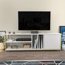 TV Stand Oneida - Gold, White-OTVS3109 Gold
White 169 X 47.2 X 16.6 by DECOROTIKA | Souqify