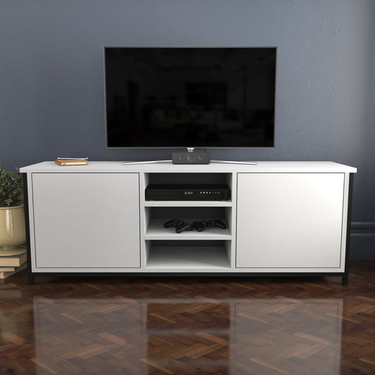 TV Stand Otis - Black, White-OTVS3081 Black
White 167.6 X 47.2 X 16.6 by DECOROTIKA | Souqify