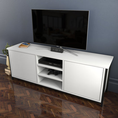 TV Stand Otis - Black, White-OTVS3081 Black
White 167.6 X 47.2 X 16.6 by DECOROTIKA | Souqify