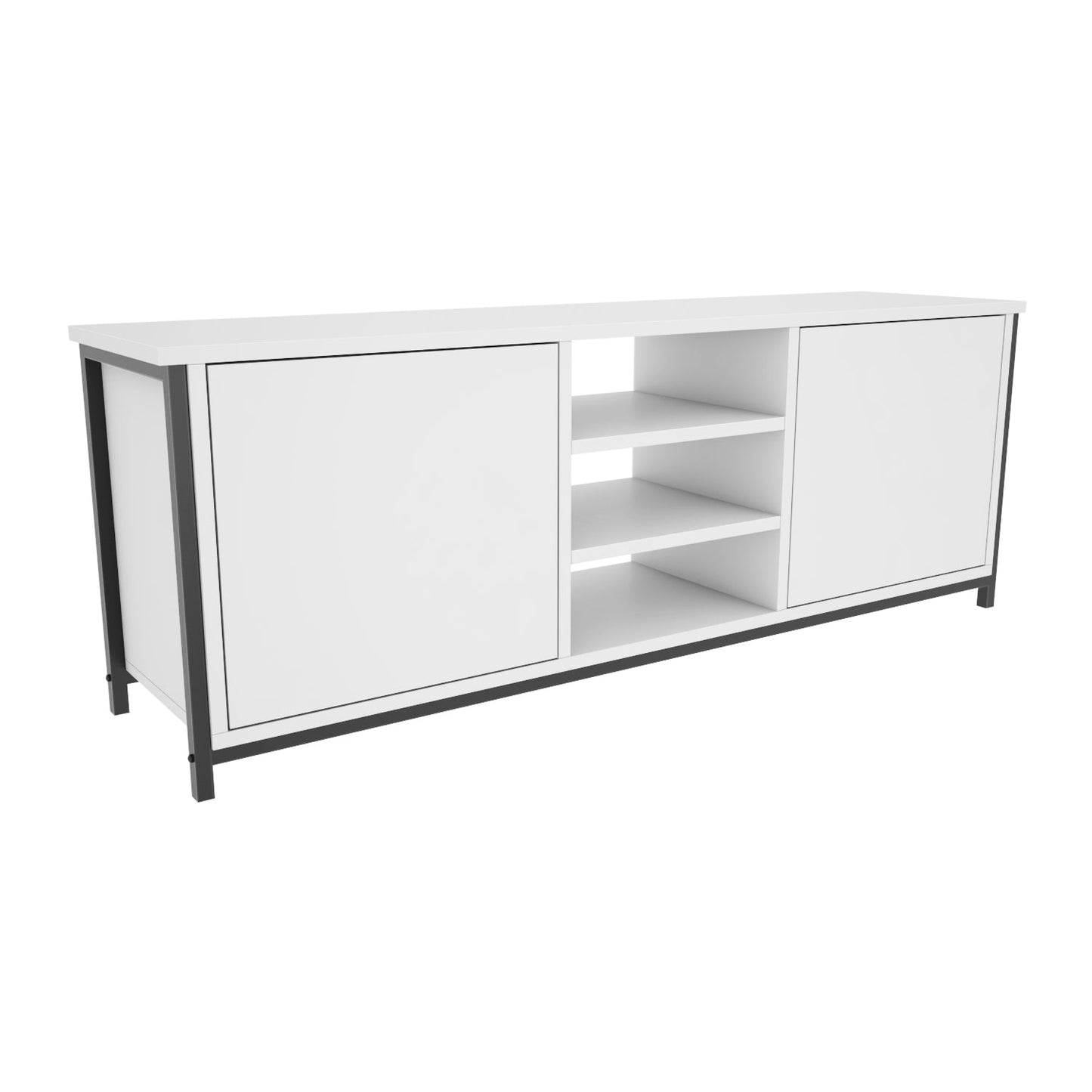 TV Stand Otis - Black, White-OTVS3081 Black
White 167.6 X 47.2 X 16.6 by DECOROTIKA | Souqify
