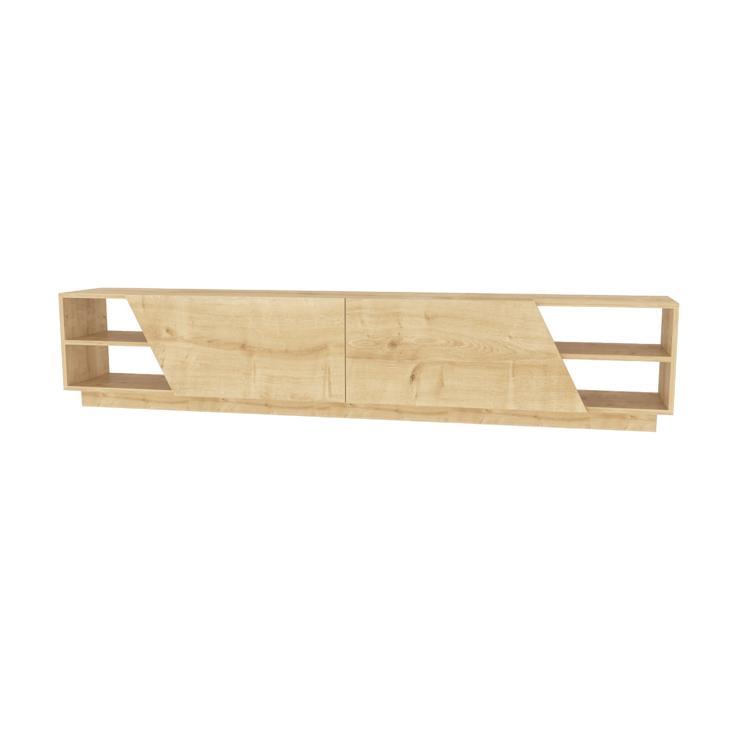 TV Stand Rhodes - Oak-OTVS3335 Oak 176 X 46 X 17 by DECOROTIKA | Souqify