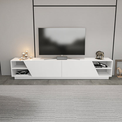 TV Stand Rhodes - White-OTVS3331 White 176 X 46 X 17 by DECOROTIKA | Souqify