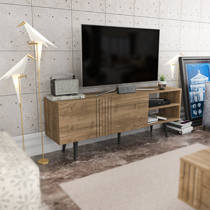 TV Stand Ronas - Walnut-RON63TS01 Walnut 171 X 44 X 15 by DECOROTIKA | Souqify