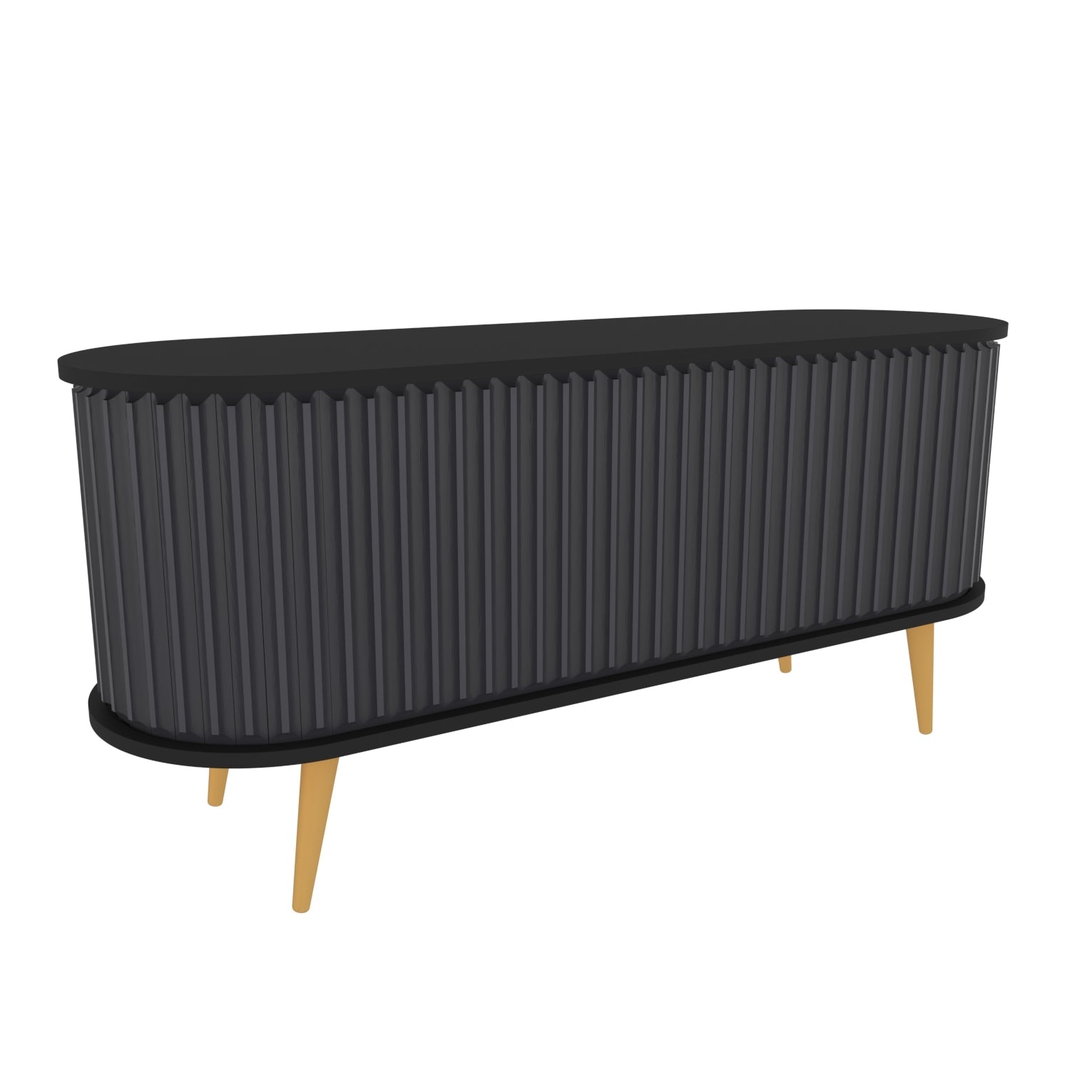 TV Stand Stor - Black, Anthracite-STO55TS02 Black
Anthracite 155 X 49 X 18 by DECOROTIKA | Souqify