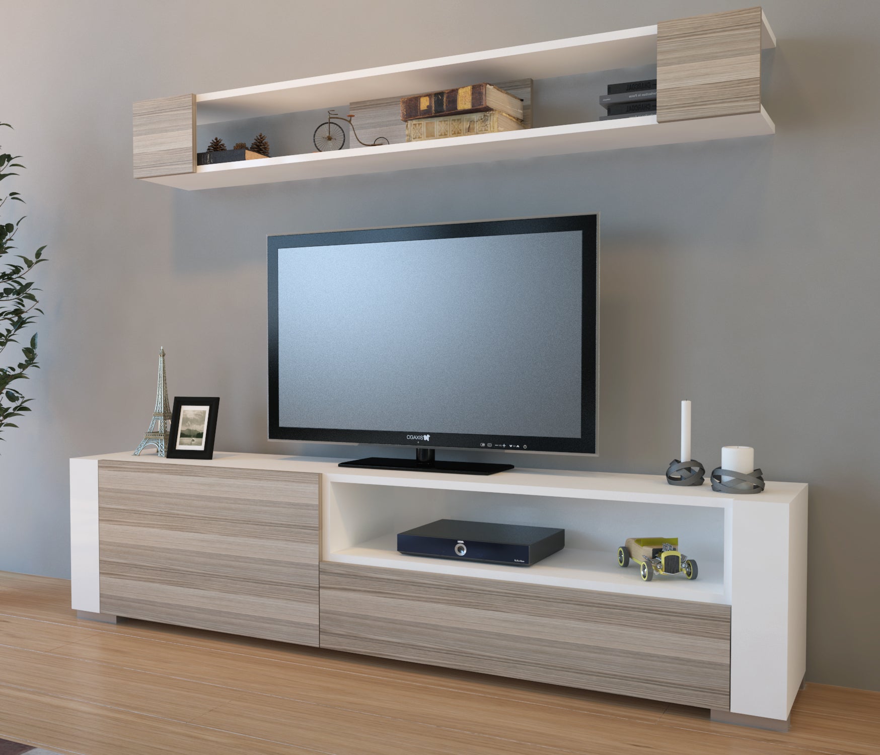 TV Unit Arya - White, Cordoba-ARY71TS02 White
Cordoba 186 X 45 X 17 by DECOROTIKA | Souqify