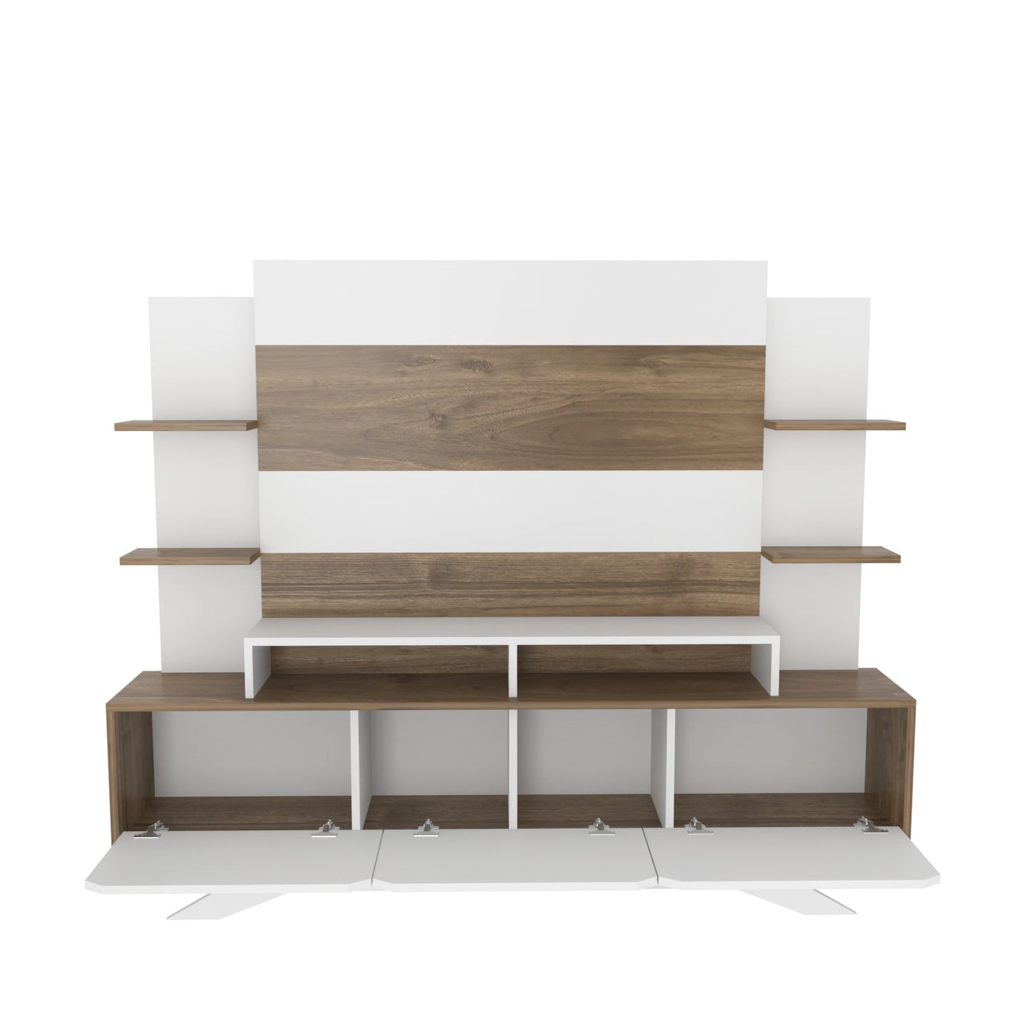 TV Unit Delpi-DLP71TS01 Walnut
White 180 X 40 X 22 by DECOROTIKA | Souqify