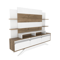 TV Unit Delpi-DLP71TS01 Walnut
White 180 X 40 X 22 by DECOROTIKA | Souqify