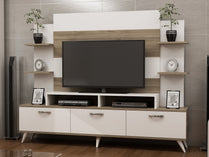 TV Unit Diana - White, Walnut-DIAN71TS01 White
Walnut 180 X 40 X 22 by DECOROTIKA | Souqify