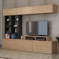 TV Unit Sasa - Teak, Black-SAS71TS01 Teak
Black 185 X 41 X 14 by DECOROTIKA | Souqify