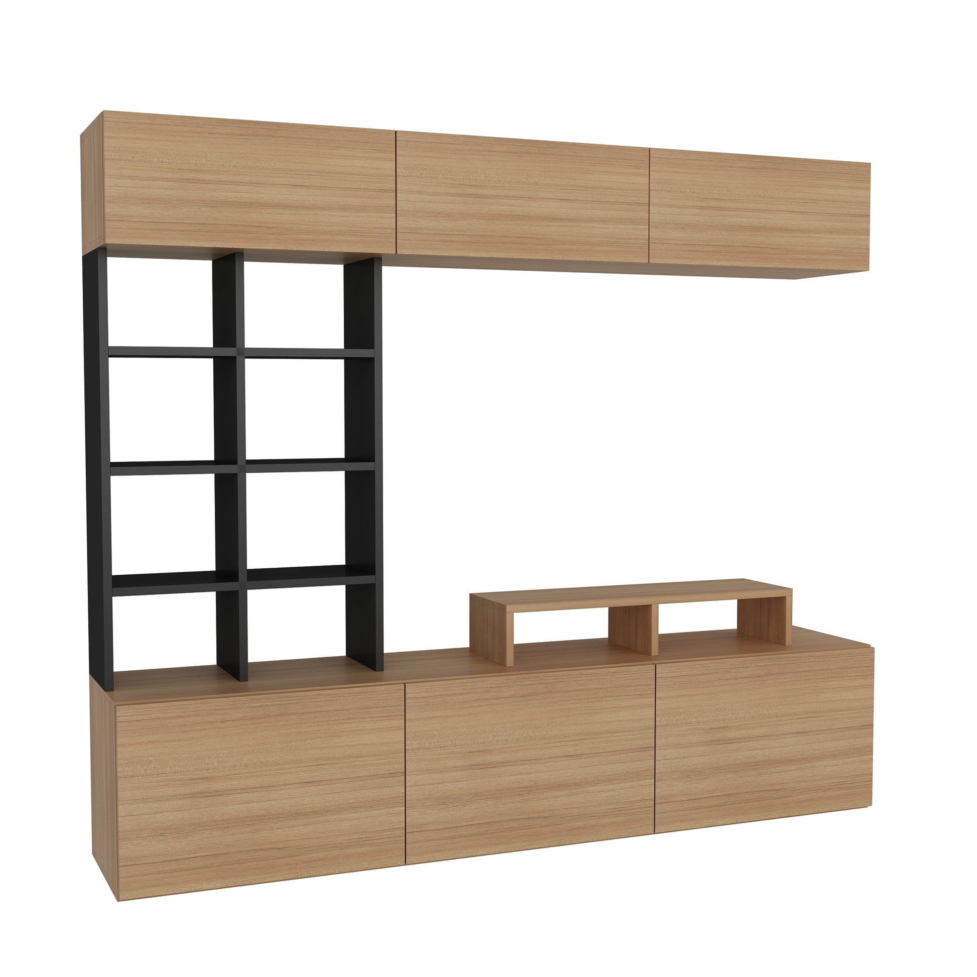 TV Unit Sasa - Teak, Black-SAS71TS01 Teak
Black 185 X 41 X 14 by DECOROTIKA | Souqify