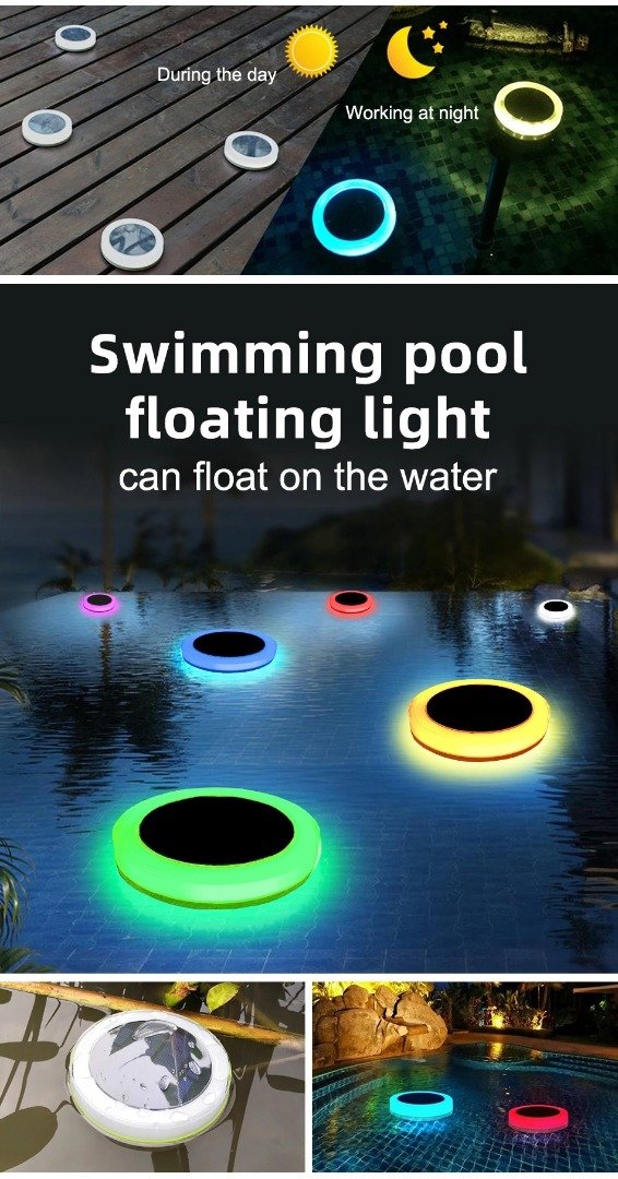 Under Water Swimming pool LED Light 180mm Dia by Aquatic Pools & Fountains LLC | Souqify