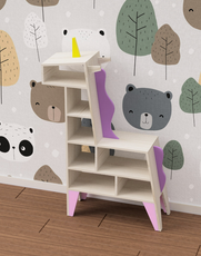 Unicorn Shaped Book Shelf - Whimsical and Practical Kids' Room Decor by Home Decor | Souqify