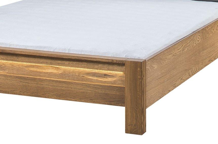 Unique Bed 160 - VELVET | solid oak wood front by EWOODS | Souqify