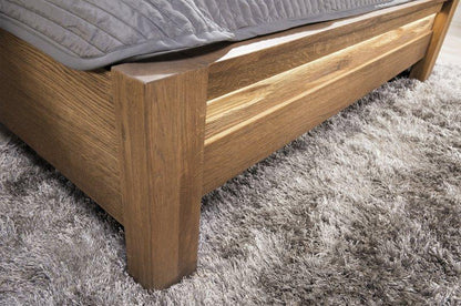 Unique Bed 160 - VELVET | solid oak wood front by EWOODS | Souqify
