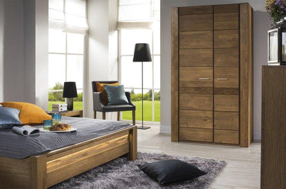 Unique Bed 160 - VELVET | solid oak wood front by EWOODS | Souqify