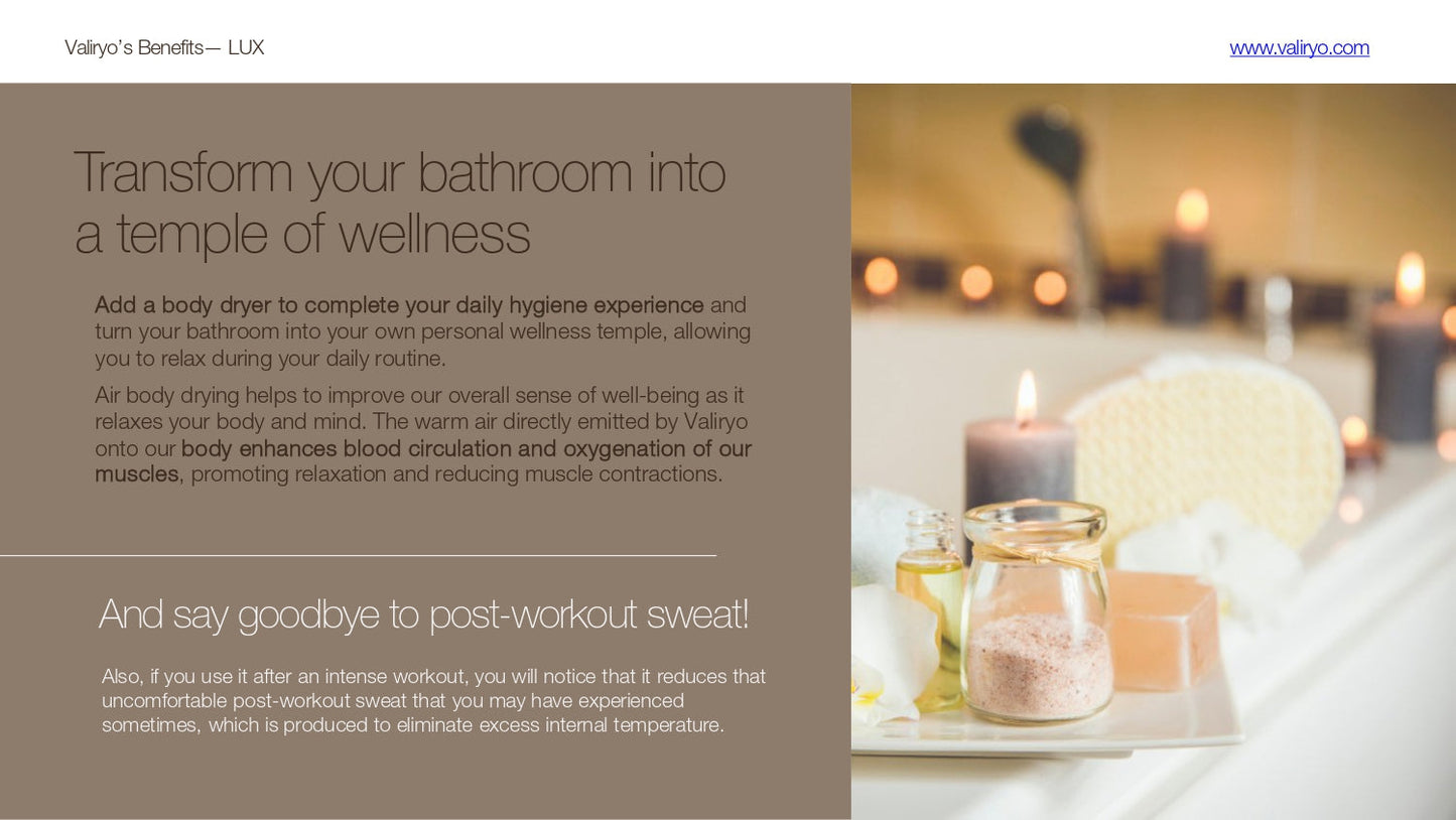 Valiryo Body Dryer by VALIRYO | Souqify