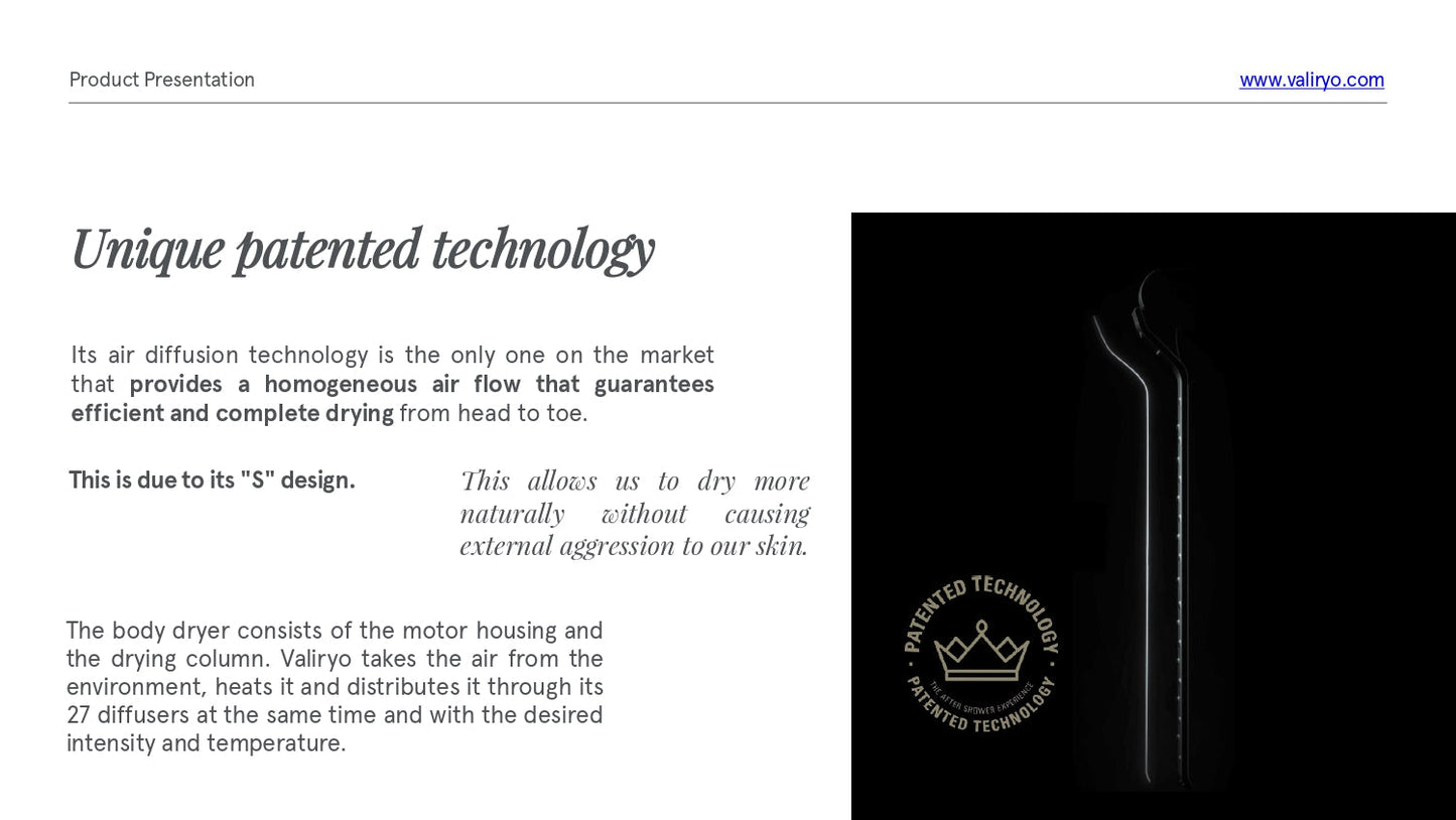 Valiryo Body Dryer by VALIRYO | Souqify