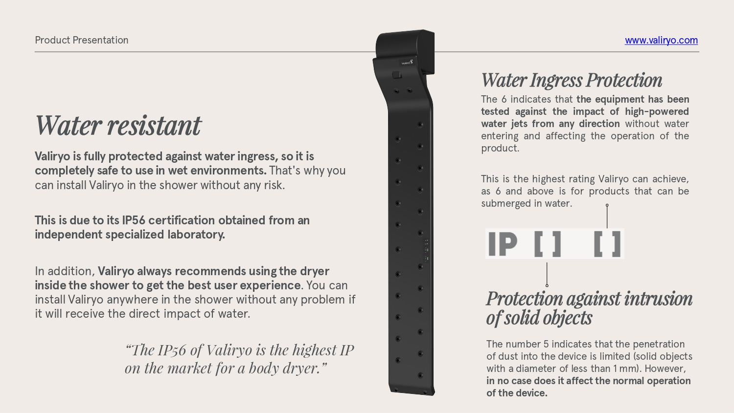 Valiryo Body Dryer by VALIRYO | Souqify