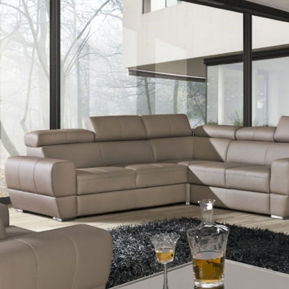VENTURO Large Modern Corner Sofa Bed | 2550mm X 2350mm | Variety of materials by EWOODS | Souqify