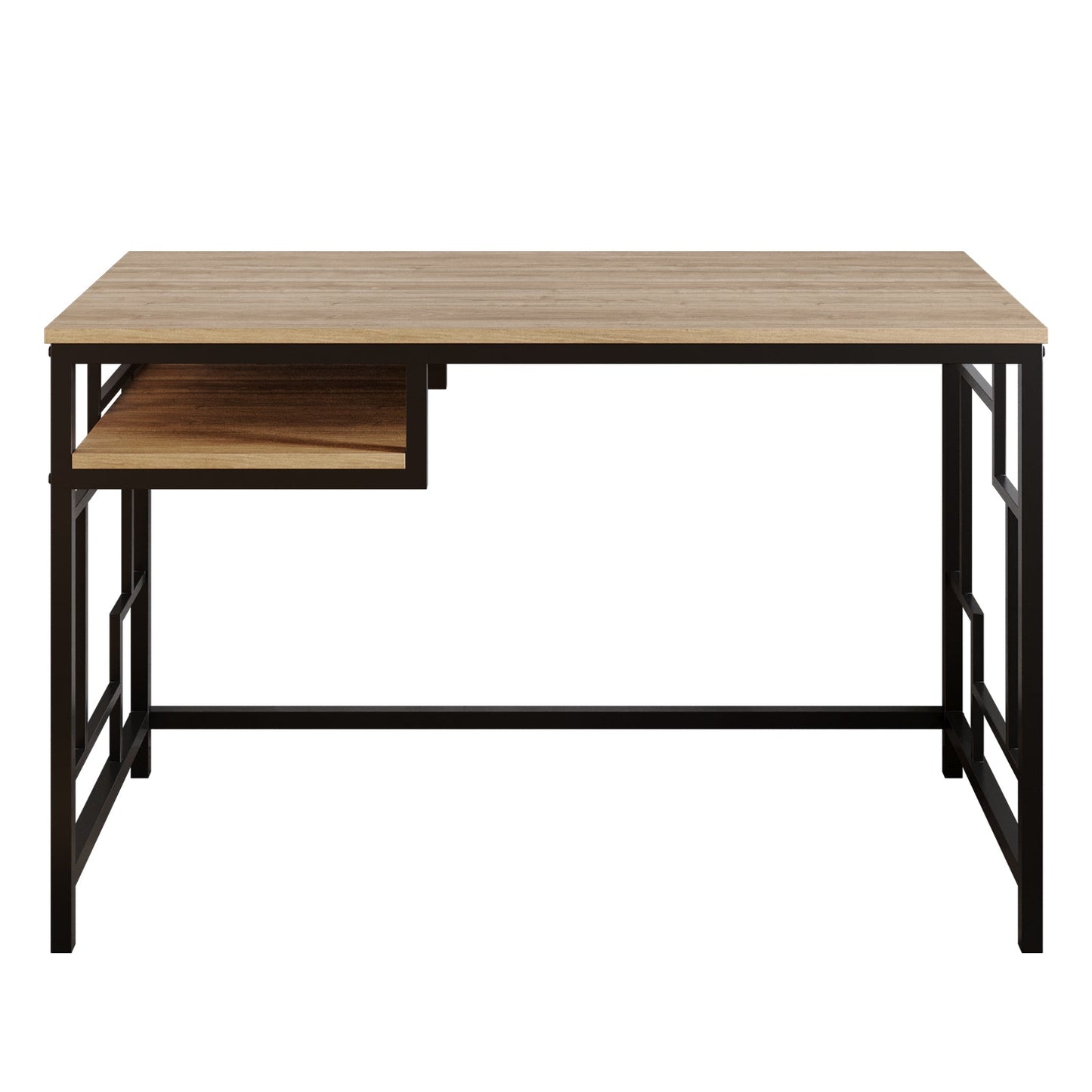 Victory Computer Desk -Black&Walnut by DECOROTIKA | Souqify