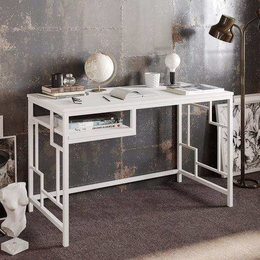 Victory Computer Desk -White by DECOROTIKA | Souqify