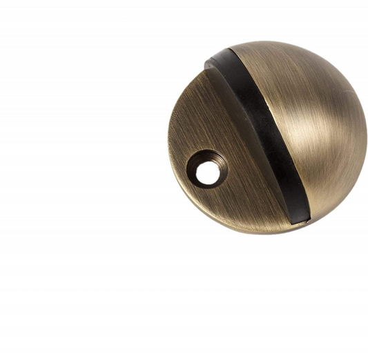 VILA |3704| Floor Door Stop Solid Stainless Stopper and Rubber Bumper (1 pec) by Vilalock | Souqify
