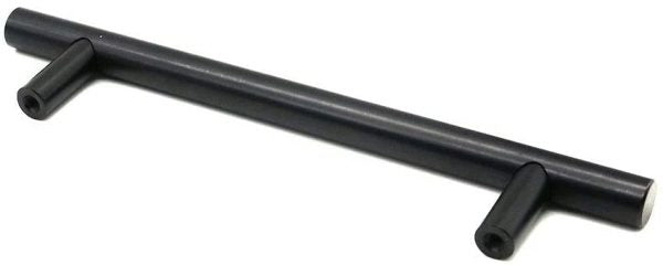 VILA 5902 Matt Black Cabinet Haldane T-Bar and Pulls, Furniture Drawer Handles, 200mm Long, Kitchen Cabinet Wardrobe Knobs Bars, Center to Center 128mm (1-PACK) by Vilalock | Souqify