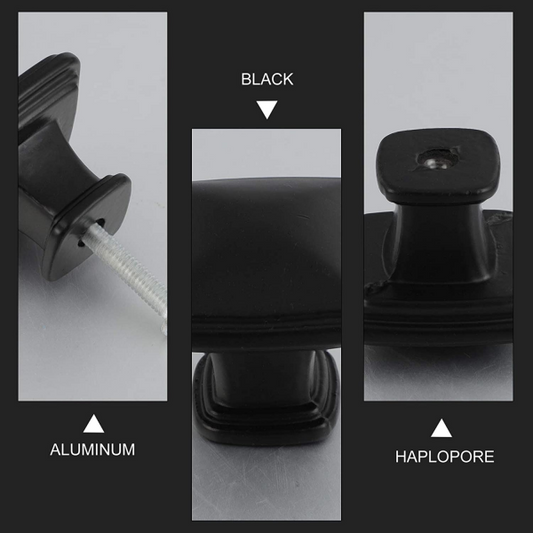 Vila 8067 Aluminum Alloy Drawer Pulls Square Drawer Knobs Cabinet Knobs for Home Office Kitchen Cupboard Dresser (1 pec) by Vilalock | Souqify